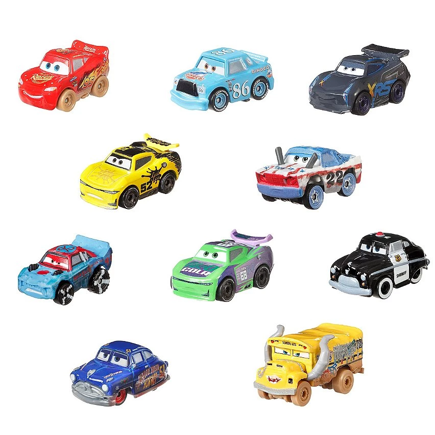 Remise 🛒 Cars Disney Pixar - Coffret 10 Véhicules (Modèles Aléatoires) - Petites Voitures - 3 Ans Et + - Cars 💯 – Image 5
