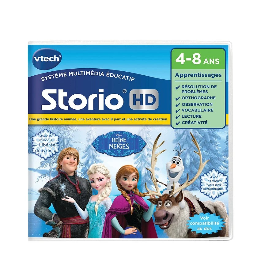 Meilleur prix â Vtech Jeu Hd Storio - La Reine Des Neiges - La Reine Des Neiges đ