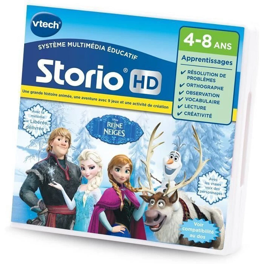 Meilleur prix â Vtech Jeu Hd Storio - La Reine Des Neiges - La Reine Des Neiges đ â Image 4