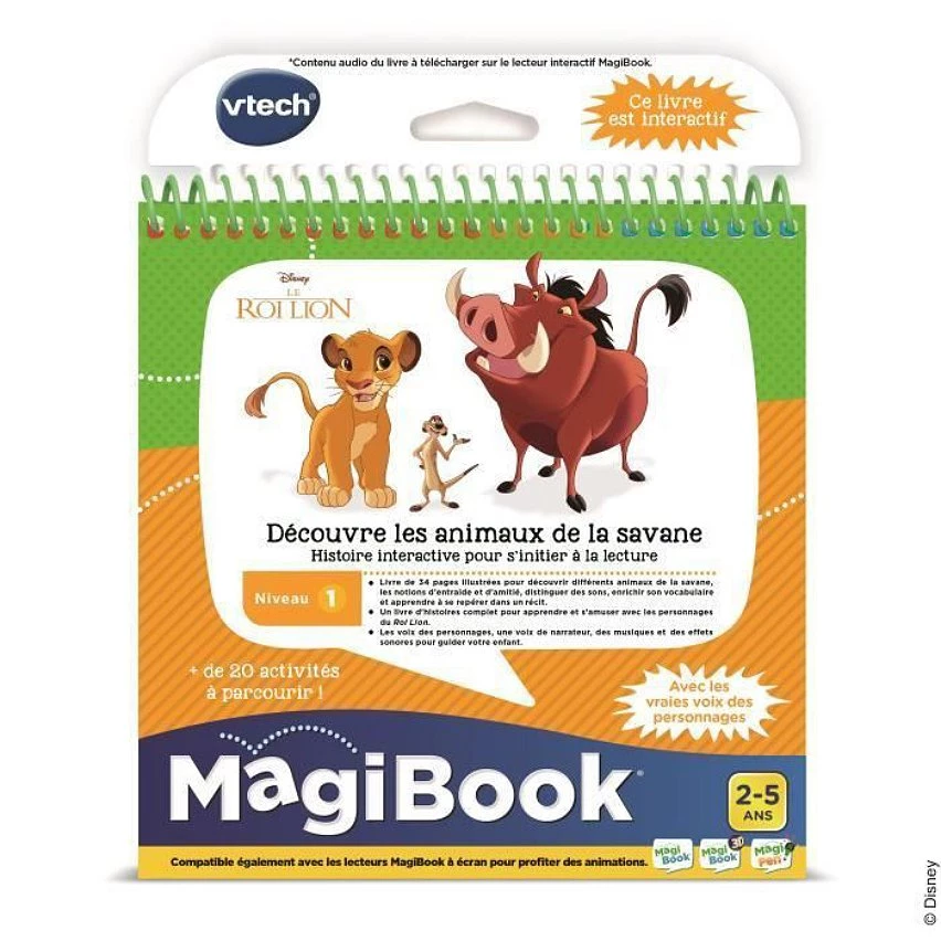 Coupon 💯 Vtech MagiBook - Le Roi Lion 😉