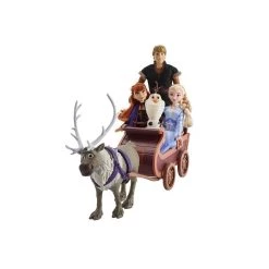 Acheter 🌟 Hasbro Disney La Reine Des Neiges 2 - Coffret Poupées Anna, Elsa, Kristoff, Olaf, Sven Et Son Traineau, Inspiré Du Film De Disney, La Reine Des Neiges 2 - D ✨