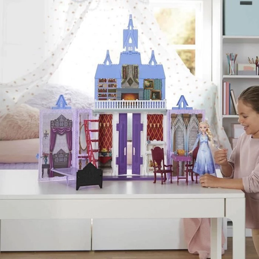 Grosses soldes 😍 Hasbro Disney La Reine Des Neiges 2 - Château D'arendelle, Inspiré De La Reine Des Neiges 2 De Disney, Jouet À Transporter Pour Enfants, À Partir De 3 Ans - 😍 – Image 3