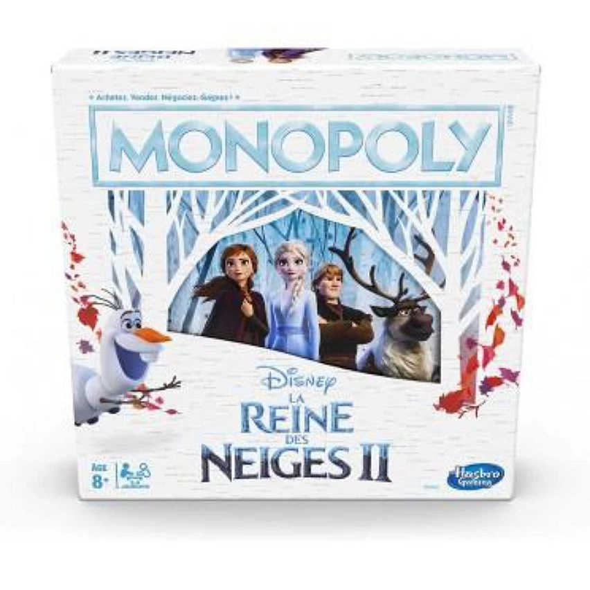 Sortie ✨ Hasbro Jeu Monopoly : Édition La Reine Des Neiges 2, À Partir De 8 Ans - Disney 🔥