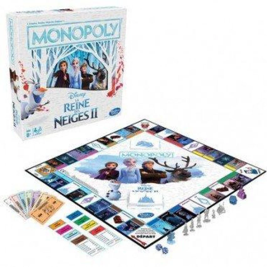 Sortie ✨ Hasbro Jeu Monopoly : Édition La Reine Des Neiges 2, À Partir De 8 Ans - Disney 🔥 – Image 2