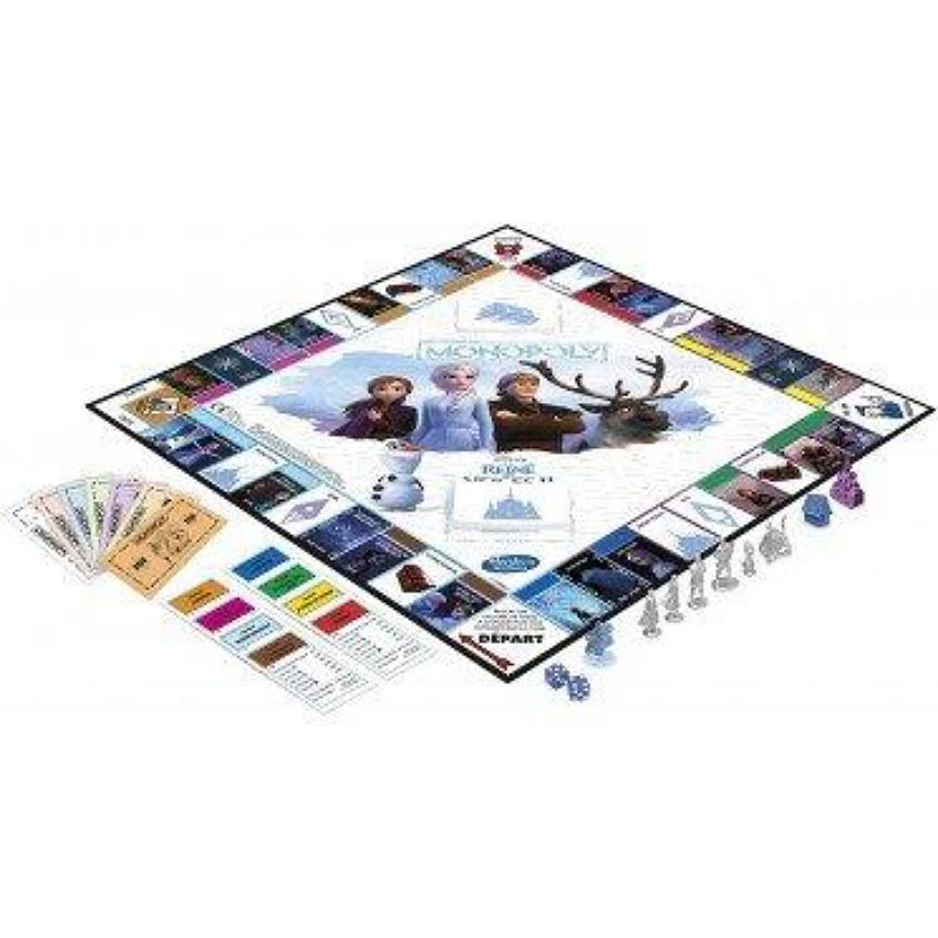 Sortie ✨ Hasbro Jeu Monopoly : Édition La Reine Des Neiges 2, À Partir De 8 Ans - Disney 🔥 – Image 3