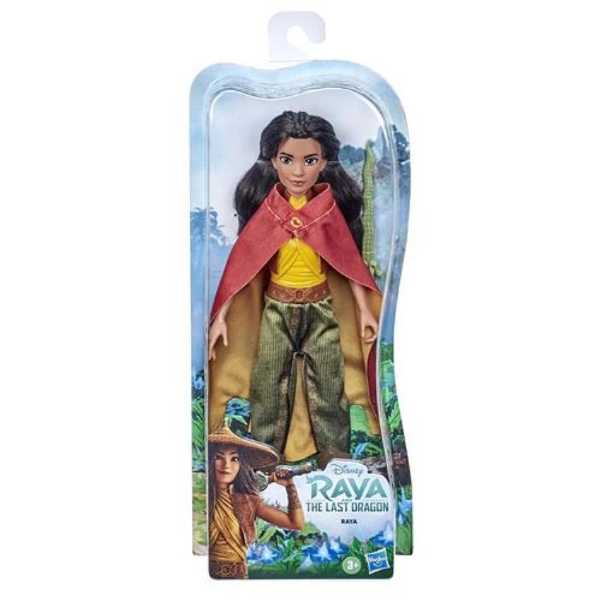 Vente flash ⭐ Disney Princess Disney, poupée mannequin Raya avec vêtements, chaussures et épée, inspirée du film de Disney Raya et le dernier dragon 🛒