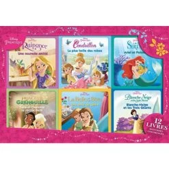 De gros 🎉 Disney princesses : 12 livres : histoires, coloriages (Coffret) 🛒