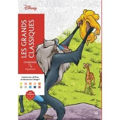 Promo 🎁 Coloriages mystères Les grands classiques Disney (Broché) 👍