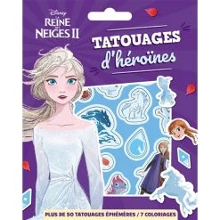 Vente flash 🧨 LA REINE DES NEIGES 2 - Les Ateliers Disney - Tatouages - Disney (Jeunesse) 🔥