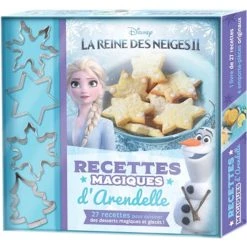 Promo 💯 LA REINE DES NEIGES 2 - Coffret cuisine - Recettes magiques d'Arendelle - Disney (Coffret) ✔️