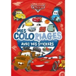 Coupon 🧨 CARS - Mes Coloriages avec Stickers - Disney Pixar (Jeunesse) 🎉