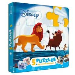 Le moins cher 🔥 DISNEY - Mon Petit Livre Puzzle - 5 puzzles 9 pièces - Classiques (Jeunesse) 🤩