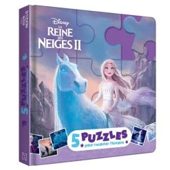 Tout neuf 🎉 LA REINE DES NEIGES 2 - Mon Petit Livre Puzzle - 5 puzzles 9 pièces - Disney (Jeunesse) 😍