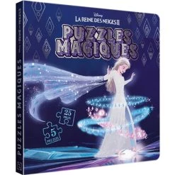 Meilleure affaire ⌛ LA REINE DES NEIGES 2 - Puzzles Magiques - 5 puzzles 25 pièces - Disney (Jeunesse) ✨