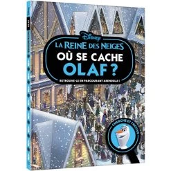 Acheter 🧨 LA REINE DES NEIGES - Où se cache Olaf ? - Cherche et trouve - Disney - Retrouve-le en parcourant Arendelle ! (Jeunesse) ❤️