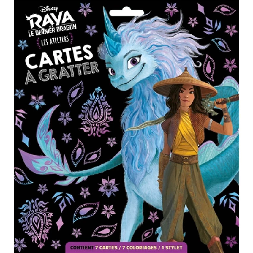 Le moins cher 🛒 RAYA ET LE DERNIER DRAGON - Les Ateliers Disney - Cartes à gratter (Jeunesse) ❤️