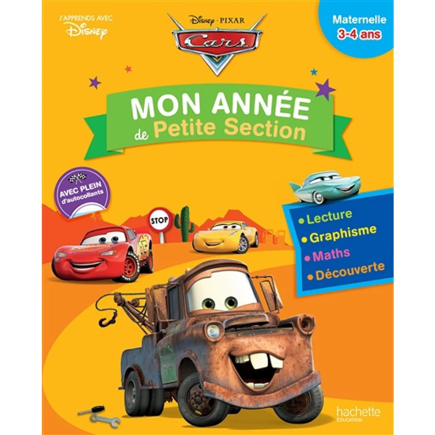 Meilleur prix 🎁 Cars Mon année de Petite Section (Broché) 😀