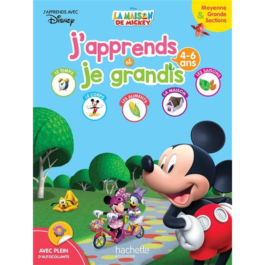 Tout neuf ❤️ Mickey J'apprends et je grandis MS-GS (Broché) 👍