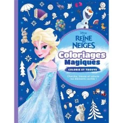 Nouveau 🎉 LA REINES DES NEIGES 2 - Coloriages Magiques - Colorie et trouve - Disney (Jeunesse) 💯
