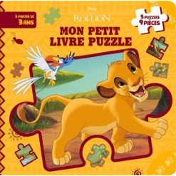 Vente flash 😉 LE ROI LION - Mon Petit Livre Puzzle - 5 Puzzles 9 Pièces - Disney (Jeunesse) 😍
