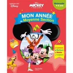 Promo 👍 Mickey - Mon année de Moyenne section (4-5 ans) (Broché) 🛒