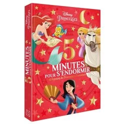 Meilleure vente 🔥 DISNEY PRINCESSES - 5 Minutes pour s'endormir - 12 Histoires de Princesses à l'aventure - Les Princesses à l'aventure (Jeunesse) ⌛