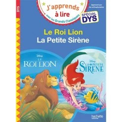 Sortie 🛒 Disney - Le Roi Lion / La petite sirène - Spécial DYS (dyslexie) (Poche) 💯