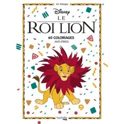Tout neuf 🔔 Grand bloc coloriages Roi Lion (classique) (Broché) 🥰