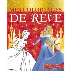 Bon marché 😀 DISNEY PRINCESSES - Mes Coloriages de Rêve - La vie de château - La Vie de Château (Jeunesse) 🥰