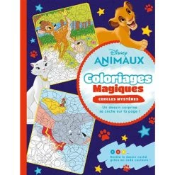 Le moins cher ✔️ DISNEY - Coloriages Magiques - Cercles mystères - Animaux (Jeunesse) 🔔