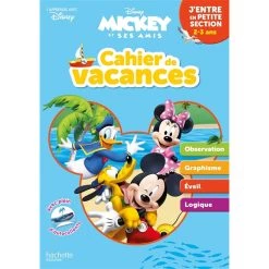 Le moins cher 🔔 Disney - Mickey - J'entre en Petite Section - Cahier de vacances 2022 (Broché) ❤️