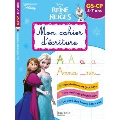 Nouveau 🎁 Disney - Reine des Neiges Mon cahier d'écriture GS (Broché) 🎁
