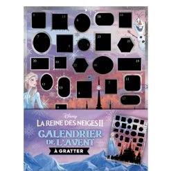 Budget 🔔 La reine des neiges II : calendrier de l'Avent à gratter (Jeunesse) 😉