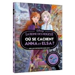 Nouveau ✔️ LA REINE DES NEIGES 2 - Où se cachent Anna et Elsa ? - Cherche et trouve - Disney - Aide-les à retrouver leurs amis ! (Jeunesse) 👍