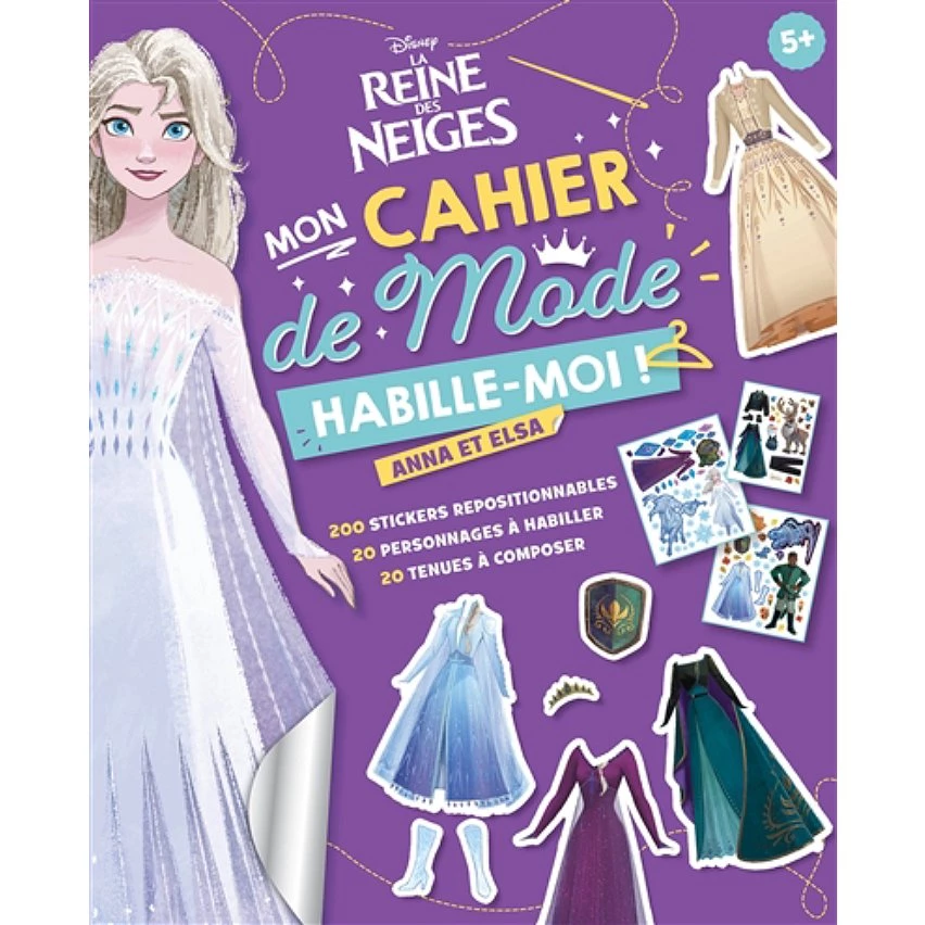 Meilleure vente 👏 LA REINE DES NEIGES 2 - Habille-moi ! - Anna et Elsa - Disney (Jeunesse) 🧨