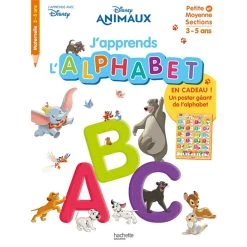 Acheter 🥰 Disney - J'apprends l'alphabet avec les animaux Disney (dès 3 ans) (Broché) ✨