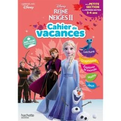 Offres 🥰 Disney - Reine des Neiges - De la Petite à la Moyenne Section - Cahier de vacances 2022 (Broché) 😉