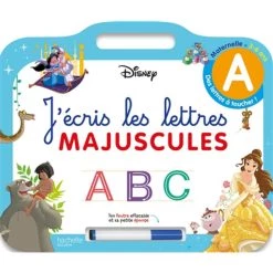 De gros 🎁 Disney - Les grands Classiques - Ardoise J'écris les lettres majuscules (3-6 ans) (Cartonné) 💯
