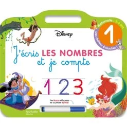 Top 10 🧨 Disney - Les grands Classiques Disney - Ardoise J'écris les nombres et je compte (3-6 ans) (Cartonné) 👏