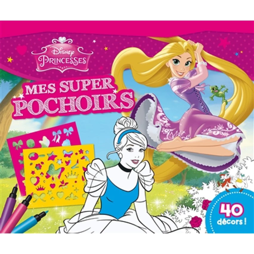 Meilleur prix 🧨 Disney princesses : mes super pochoirs (Spirale) ✔️