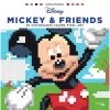 De gros 🌟 Carrés mystères Disney Mickey & friends - 40 coloriages façon pixel art (Broché) 🛒