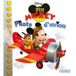 Remise 🎉 Mickey pilote d'avion (Jeunesse) 🥰