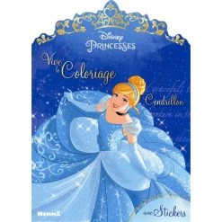 De gros 👍 Disney Princesses Vive le coloriage ! (Cendrillon) (Jeunesse) ❤️