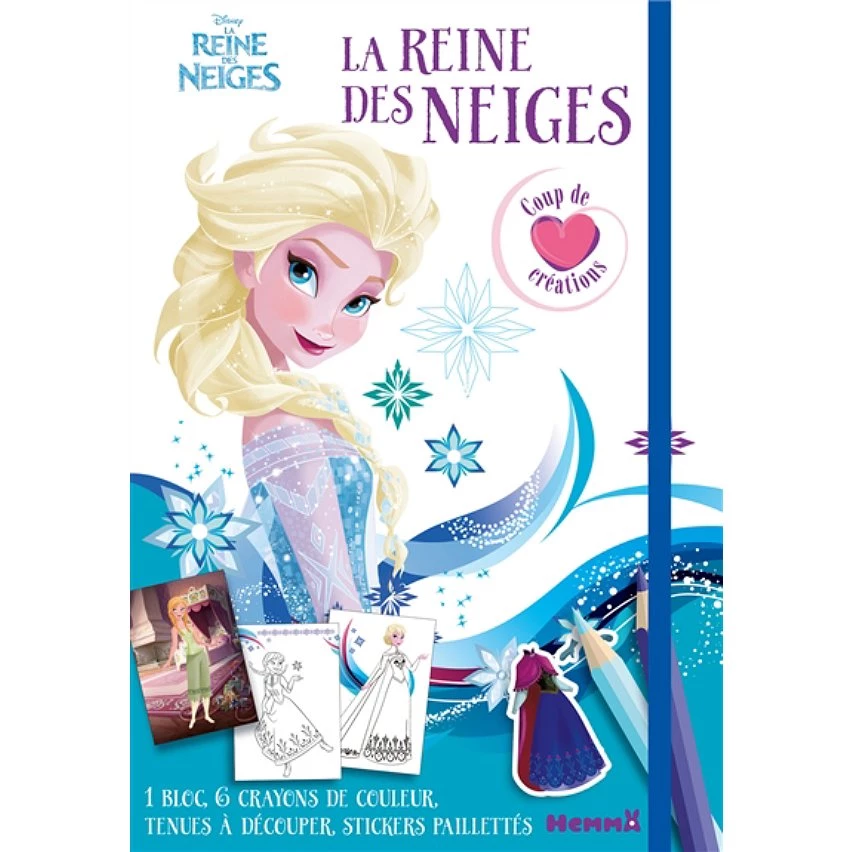 Acheter 🎉 Disney La Reine des Neiges Coup de coeur créations (Jeunesse) 🔥