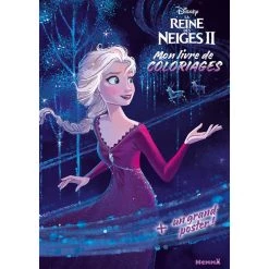 Le moins cher 👏 Disney La Reine des Neiges 2 Mon livre de coloriages + un grand poster (Jeunesse) 😍