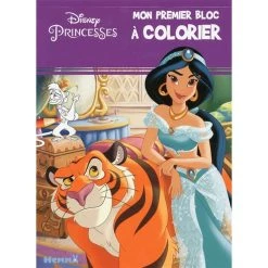 Meilleur prix ❤️ Disney Princesses Mon premier bloc à colorier (Jasmine) (Jeunesse) 👏