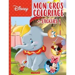 Budget 🔥 Disney Mon gros coloriage + stickers ! (Dumbo) (Jeunesse) 🧨