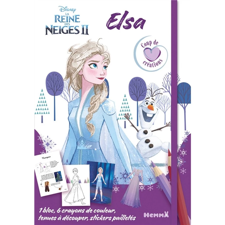 Meilleure affaire 🤩 Disney La Reine des Neiges 2 - Elsa - Coup de coeur créations (Jeunesse) 🌟