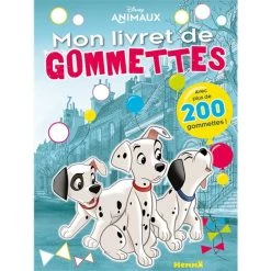 Offres 🔥 Disney Animaux - Mon livret de gommettes (101 Dalmatiens) (Jeunesse) 👍