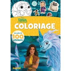 Nouveau ✨ Disney Raya et le Dernier Dragon - Coloriage avec plus de 100 stickers (Jeunesse) 🔔